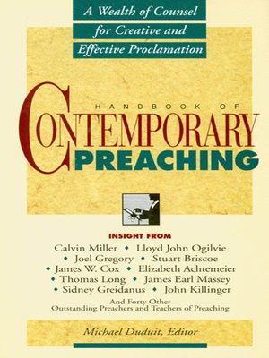 cover image of Handbook of Contemporary Preaching